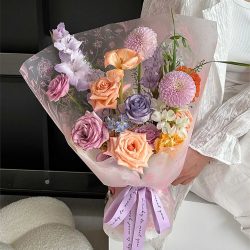 Frosted Botanical Cellophane Wrap Paper Pack 20