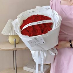 Thick White Kraft Wrapping Paper for Flowers