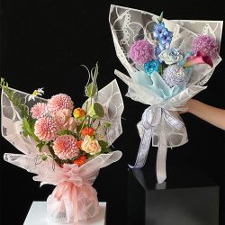 Butterfly Translucent Frosted Cellophane Paper Pack 20 (57x57cm)