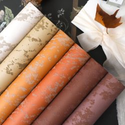 Autumn Color Flower Wrap Paper Roll (52cmx6Yd)