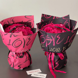 LOVE Flowers Bouquet Packaging Paper Pack 20 (50x58cm)