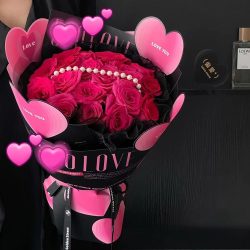 LOVE Valentine Florist Wrap Paper Pack 20 (30x45cm)