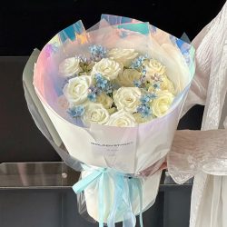Iridescent Cellophane Wrap for Bouquets Pack 20