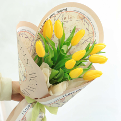 Arch Shaped Bouquet Paper for Mother's Day Pack 10
